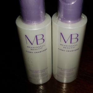 Set of 2 meaningful beauty skin softening cleanser